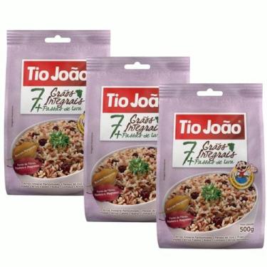 Imagem de Kit 3 Tio João 7 Grãos Integrais + Passas De Uva - 500g