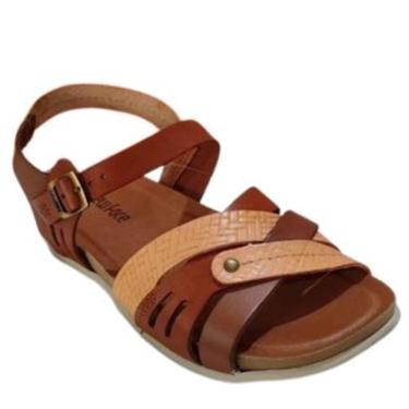 Imagem de Sandalia New Face Telha Damasco Feminino Original 36785-Feminino