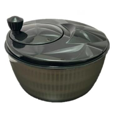 Imagem de Centrífuga de Salada Manual 4L Fumê – Secador de Verduras Prático(Fume)