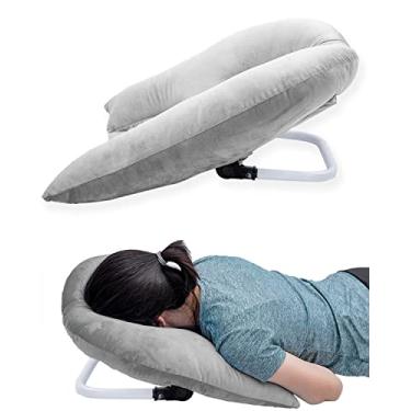 Imagem de Travesseiro virado para baixo após cirurgia ocular, propenso a altura ajustável para dormir, travesseiro de retina, orifício macular de vitrectomia, equipamento de recuperação de descolamento de