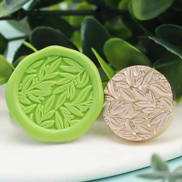 Imagem de Carimbo de selo de cera de eucalipto cobre vintage destacável carimbo de latão e uma alça de madeira carimbos de cabeça carta de convite cartão de convite de casamento pacote de presente de férias