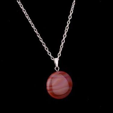 Imagem de Colar feminino de cristal de pedra natural quartzo rosa verde aventurina lápis-lazúli obsidiana preta colar de granada para mulheres, one size, Liga de aço, Sem Pedra Preciosa