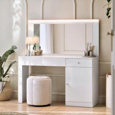 Imagem de Escrivaninha Penteadeira com LED Nina - Mobler