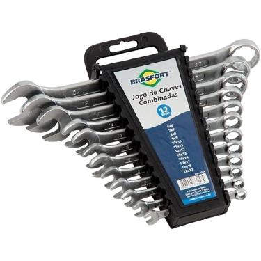 Imagem de Kit De Chave Combinada Com 12 Peças De 6 A 22mm Brasfort
