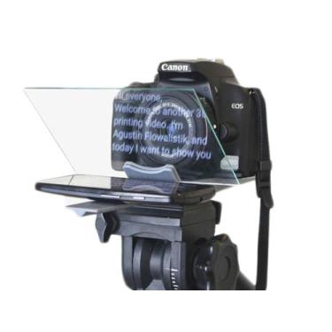 Imagem de Teleprompter Suporte para Celular Youtubers Vídeos Preto - Aero3dprint