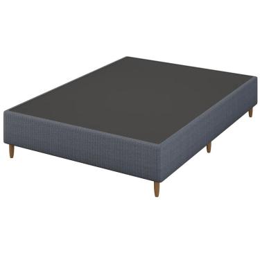 Imagem de Base Box Lavish Casal Tecido Jacquard 45x188x138cm Sealy Cor Cinza