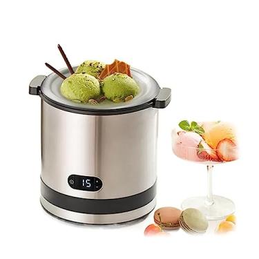 Imagem de Máquina de Raspadinha Máquina de Sorvete Doméstica Pequena Caseira Mini Totalmente Automática Frutas Cone Iogurte Faz Sorvete Cremoso