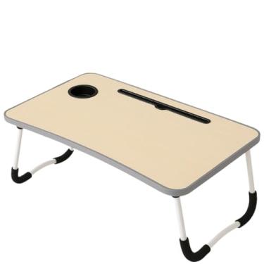 Imagem de Mesa Notebook Cama, Mesa para Notebook Mesinha para Computador Portátil Cama para estudos com Gaveta Dobravel(CINZA SEM GAVETA)