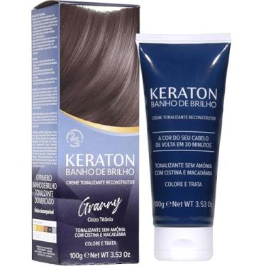 Imagem de Keraton Tonalizante Banho de brilho 100g Granny Cinza Titânio