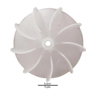 Imagem de Hélice Ventoinha 9 Pás Eixo 4.5mm Secador Taiff - Taiif