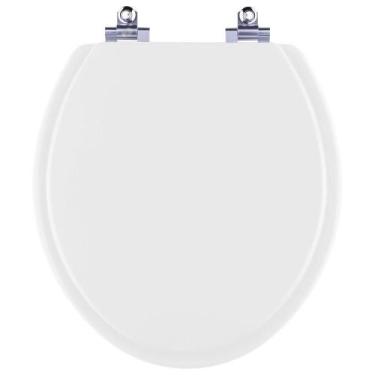 Imagem de Assento Sanitário Fechamento Lento Zoom Branco para vaso Logasa - Pont