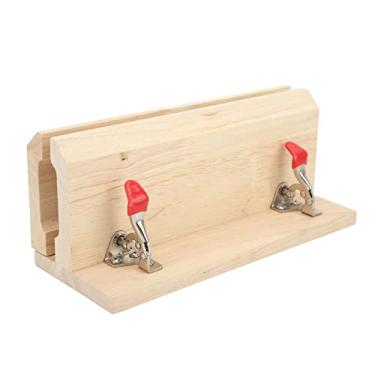 Imagem de Costura de couro Pônei Resistente à ferrugem Ferramenta de costura manual flexível e ajustável para projetos de costura de artesanato em couro DIY Madeira de faia Aço inoxidável 1