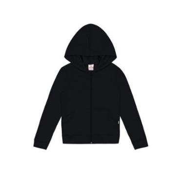 Imagem de Jaqueta básica infantil menina em moletom Brandili-Feminino