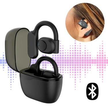 Imagem de Fone de Ouvido Bluetooth Sem Fio Não Intrusivo OWS Esporte Corrida - Som HD, Bateria Longa e Resistência IPX4 |Cor:Preto