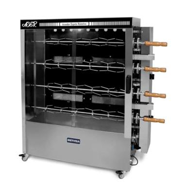 Imagem de Assador de Frango Rotativo a Gás Metvisa 40kg 220V ASER.40