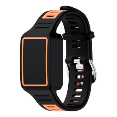 Imagem de FGERWZ Pulseira de silicone para Amazfit Helio Fitness Tracker, pulseira de substituição compatível com Amazfit Helio Fitness Tracker, acessórios de substituição macia e leve à prova de arranhões