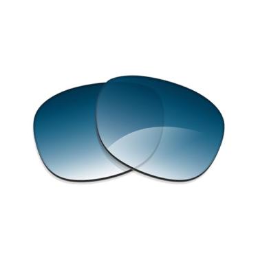 Imagem de Alphax Lentes de reposição não polarizadas gradiente azul para óculos de sol Ray Ban Aviator RB3025 58 mm