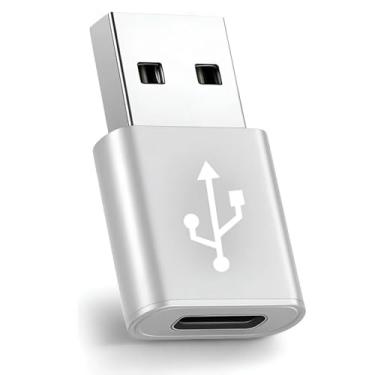 Imagem de Adaptador Compacto Tipo-c Para Usb 3.0 Otg Para Dispositivos Prateado
