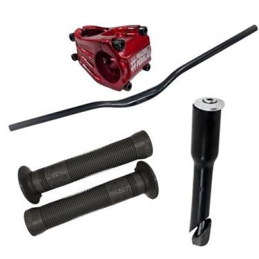 Imagem de Guidão Voador Freeride + Mesa + Manoplas + Adaptador 21,1mm - PRAZER E