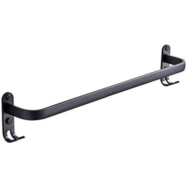 Imagem de Vara-cobre Hardware de banheiro pingente barra de toalha prateleira de cozinha rack de armazenamento multifunções toalheiro (cor: tamanho A: 61,7 * 22 * 11 cm) (47 cm)