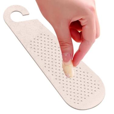 Imagem de Moedor de gengibre | Ferramenta de trituração manual de alho que economiza trabalho, suprimentos de cozinha compactos, espremedor de alho leve para moagem de alimentos, legumes, preparação de