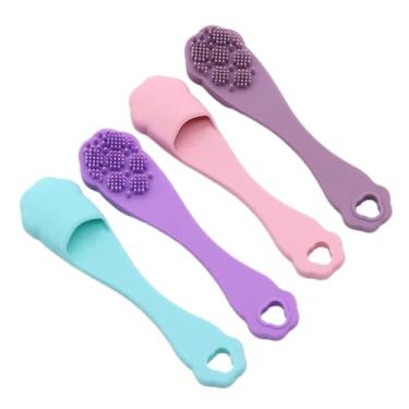 Imagem de Escova de dentes de dedo para cães | Ferramenta de limpeza oral para filhotes | Escova de dentes de dedo de gato com cerdas macias para cães e filhotes de pequeno a grande porte