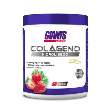 Imagem de Bcaa Power 4:1:1 250G Ultra Conc 4500Mg Giants - Morango - Giants Nutr