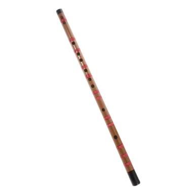 Imagem de Flauta de bambu de madeira para iniciantes Flauta de madeira chinesa Piccolo portátil tradicional furos de som precisos, suaves e brilhantes