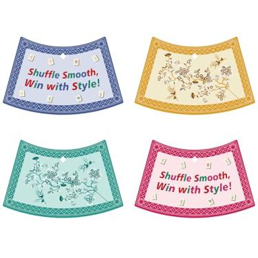 Imagem de Pletpet 4 PCS Mahjong Tile Mixer Shufflers, Portable Mahjong Shuffler Cards for Mixing and Shuffling, Ideal Gift for Lovers and Beginners