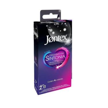 Imagem de Camisinha Jontex Orgasmo Em Sintonia Com 4 Preservativos, 4 Unidades