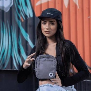 Imagem de Bolsas De Ombro Grande Lona Maktub Crossbody Shoulder Bag-Unissex