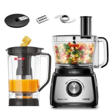 Imagem de Multiprocessador 5 Em 1 Com 2 Velocidades 1000W Mondial Mpn-01-b Preto 220V