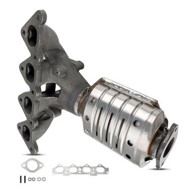 Imagem de PHILTOP Conversor catalítico de aço inoxidável compatível com Elanta 2004-2012, Tiburon 2007-2008, Kia Spectra 2004-2009, Spectra 2006-2009, Soul 1 peça 2L Catalyst Convertor (EPA Complaint)