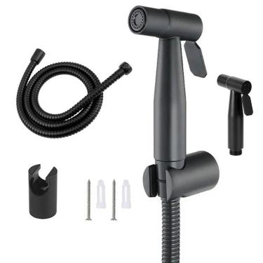 Imagem de Ducha Higienica Banheiro Box Chuveirinho Lavabo Privada Mangueira Flexivel Higienizaçao Casa Apartamento Limpeza