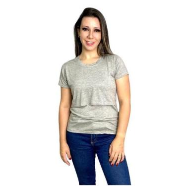 Imagem de Blusa para amamentação - USITHITHAN, GG, Vinho
