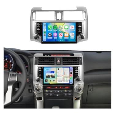 Imagem de Rádio automotivo para Toyota 4runner 2010-2020, DSP EQ integrado Android 15 estéreo para carro com carplay sem fio Android Auto 5.0 Bluetooth 22.9 cm HD IPS tela sensível ao toque GPS WiFi FM/RDS