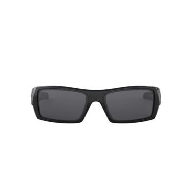 Imagem de Oakley Oo9014 Gascan Óculos de sol retangulares masculinos, Preto/cinza polido, 60 mm