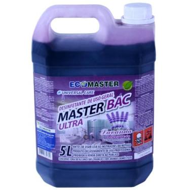 Imagem de Desinfetante Master Bac Ultra Lavanda 5l - Ecomaster