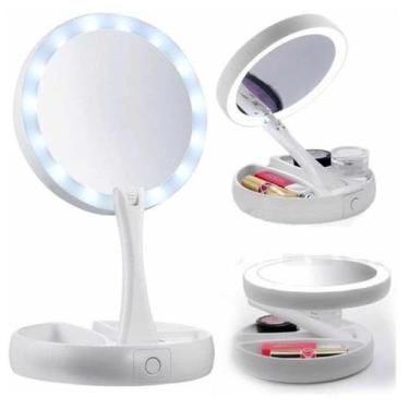 Imagem de Espelho Portátil Dobrável Para Maquiagem - cnpj 63