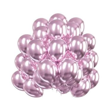 Imagem de Balões Metálicos Prata Dourado Roxo 12 10 5 Polegadas Decorações Para 