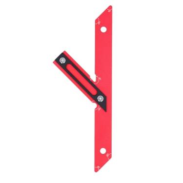 Imagem de Cryfokt Ferramenta de Carpintaria Em Liga de Alumínio Régua de Medição de 45 Graus 135 Graus, Escriba de Madeira Confiável para Trabalhadores da Construção Civil, Material de Alta Dureza