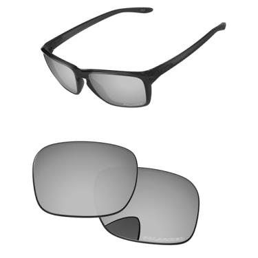 Imagem de PapaViva Lentes de reposição para óculos de sol Oakley Sylas - prata cromada polarizada