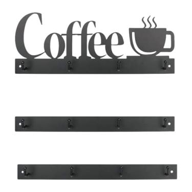 Imagem de predolo Organizador de 3 Xícaras de Chá com Suporte Decorativo em Metal para Canecas, Ideal para Escritório, Restaurante, Casa E Bar.