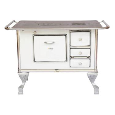 Imagem de Fogão a Lenha Maestro Branco Nº2 Esquerdo