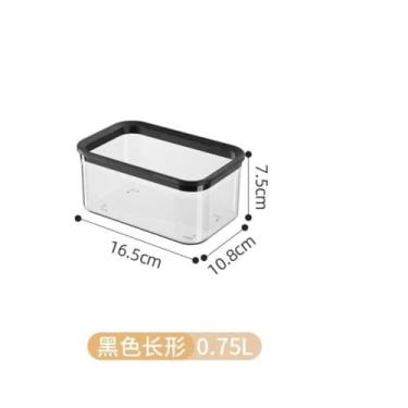 Imagem de Conjunto com 3 Potes Herméticos de Plástico,Armazenamento Seguro, Organização e Conservação de Alimentos para Cozinha