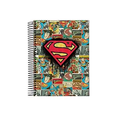 Imagem de Caderno Espiral Pequeno 1/4 Comics Super Homem Capa Dura 96 fls - Jandaia