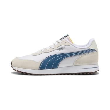 Imagem de PUMA Tênis de golfe masculino, Puma Índigo branco-escuro, 46