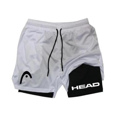 Imagem de Bermuda Masculina De Secagem Rápida Com Dupla Camada, Estilo Casual Pa