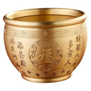 Imagem de predolo Tigela da Fortuna Feng Shui para Mesa, Ornamento, Presente da Sorte, Decoração em Estilo Chinês, Tigela Decorativa em Latão para Sala de Estar, Style B