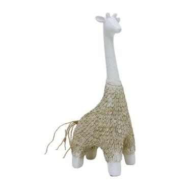 Imagem de WeiLaiKeQi Estátua de Girafa, Escultura Abstrata, Coleção Inovadora, Estatueta Decorativa para Mesa de Jantar, Centro de Mesa, S